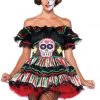 Leg Avenue Day Of The Dead Dress 1 Leg Avenue Day Of The Dead Dress