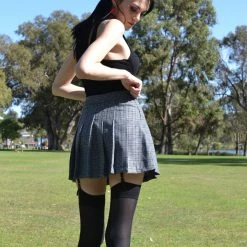 Thailand Grey Plaid Skirt Skirts 7 Thailand Grey Plaid Skirt Skirts