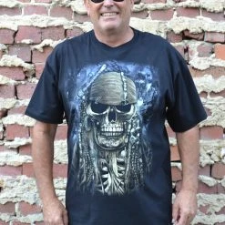 Rock Eagle Glow In The Dark Pirate Skeleton T-Shirt