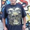 Hurly-Burly T-Shirts Skull, Mull Leaf And Snake T-Shirt