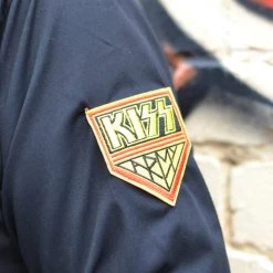 Hurly-Burly Long Sleeved KISS Button Down Band Shirt