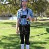 Hurly-Burly Black Authentic Leather Long Lederhosen