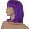 Bell's Wigs Deluxe Royal Purple Bob Wig