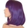 Bell's Wigs Deluxe Dark Purple Bob Wig