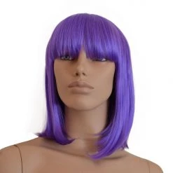 Bell's Wigs Deluxe Light Purple Bob Wig