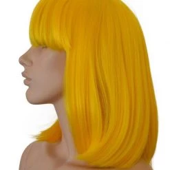 Bell's Wigs Deluxe Yellow Bob Wig
