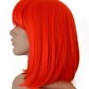 Bell's Wigs Deluxe Bright Red Bob Wig