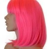 Bell's Wigs Deluxe Fluro Pink Bob Wig