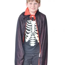 DHGate Kid's 90cm Black And Red Reversible Vampire Cape
