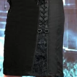 Hurly-Burly Pencil Skirt With Corset Detail
