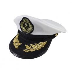 Smiffys Sailor Captains Hat Uniforms
