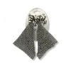 Hurly-Burly Silver Mesh Dangle Earrings