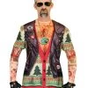 Tomfoolery Biker Ugly Christmas Sweater With Tattoos