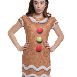 TomFoolery Gingerbread Christmas Dress