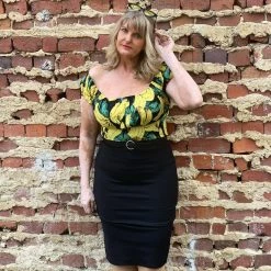 Thailand Classic Black Pencil Skirt Skirts