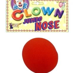 TomFoolery Jumbo Red Foam Clown Nose