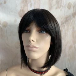 Bell's Wigs Black Deluxe Cropped Bob Wig