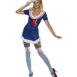 Smiffys Fever Ahoy! Sailor Costume Uniforms