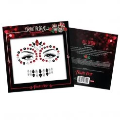 Paint Glow Day Of The Dead Sugar Skull Face Gems Face And Body Gems