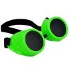 Malltop Neon Green Steampunk Goggles