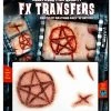Tinsley Demonic Engraved Special FX Temporary Tattoo Special FX Makeup