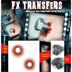 Tinsley Frankenstein Bolts Special FX Temporary Tattoo