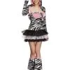 Hurly-Burly Animals And Insects Sexy Zebra Costume