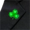Hurly-Burly Saint Patrick's Day Flashing Shamrock Badge