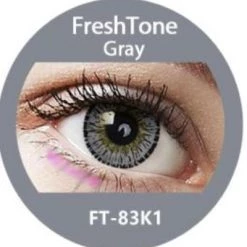 Dinna Freshtone Blends: Gray Contact Lenses