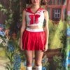 Hurly-Burly Uniforms Sailor Mars 2 Piece Costume