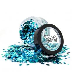 Paint Glow Festival Wear Bio Degradable Shades Chunky Glitter Blends - Ice Queen