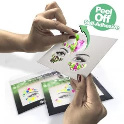 Paint Glow Glow In The Dark Face Gems Style 2 Face And Body Gems