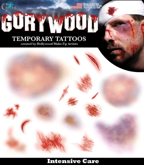 Tinsley Intensive Care Temporary Tattoos Special FX Makeup 3 Tinsley Intensive Care Temporary Tattoos Special FX Makeup