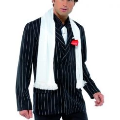 Smiffys White 1920's Gangster Scarf
