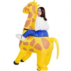 AnneCart Inflatable Carry Me Giraffe Costume