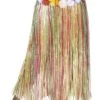 Smiffys International Hawaiian Grass Skirt Long Rainbow