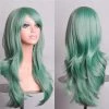 Hurly-Burly Deluxe Long Wavy Pale Green Wig