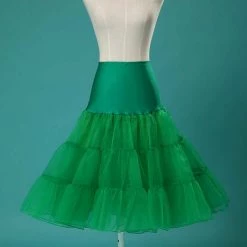 Malltop 3 Tiered Green Petticoat Tutus & Petticoats
