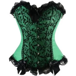 Malltop Green Poisoned Corset Corsets