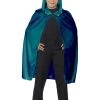 Unknown Capes & Robes Forrest Green Velvet Hooded Cape