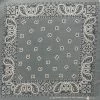 Hurly-Burly (b) Grey Paisley Bandana Bandanas