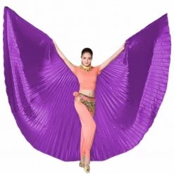 Best Dance Festival Wear Metallic Purple Isis Wings