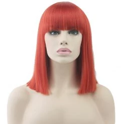 Jacky Wang Straight Cut Deluxe Bob Wig Costume Accessories