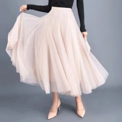 Hurly-Burly Light Coloured Tulle Skirt