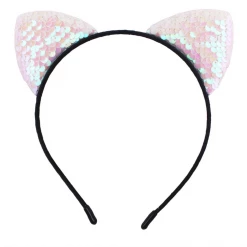 Unknown Sequin Cat Ears Headbands