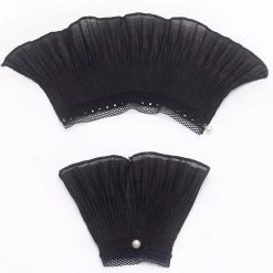 Jacky Wang Victorian Lace Wrist Cuffs Steampunk