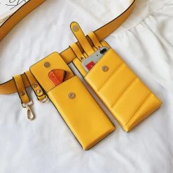 Jacky Wang Bags & Wallets Leather Twin Pouch Belt