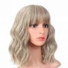 Cherry Guo Deluxe Shoulder Length Loose Wave Ash Blonde Wig Wigs