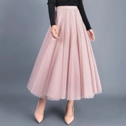 Hurly-Burly Light Coloured Tulle Skirt
