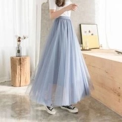 Hurly-Burly Light Coloured Tulle Skirt